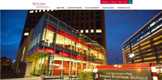 Rutgers-The State University Rutgers Business School Graduate Programs: Newark and New Brunswick