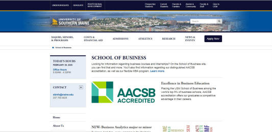 University of Southern Maine School of Business